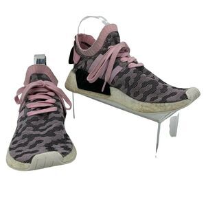 Adidas NMD R2 Primeknit Trainers Womens Size 9 Wonder Pink Athletic Fashion Shoe